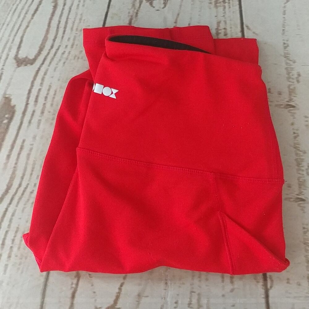 Ododos Legging with Pockets Red Size S Gym Wear Fitness Workout